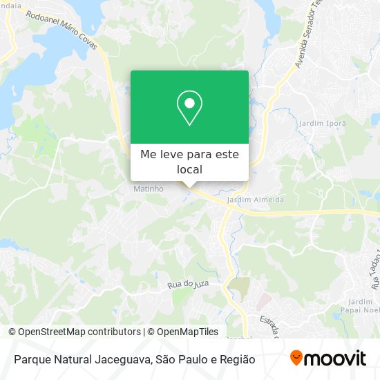 Parque Natural Jaceguava mapa