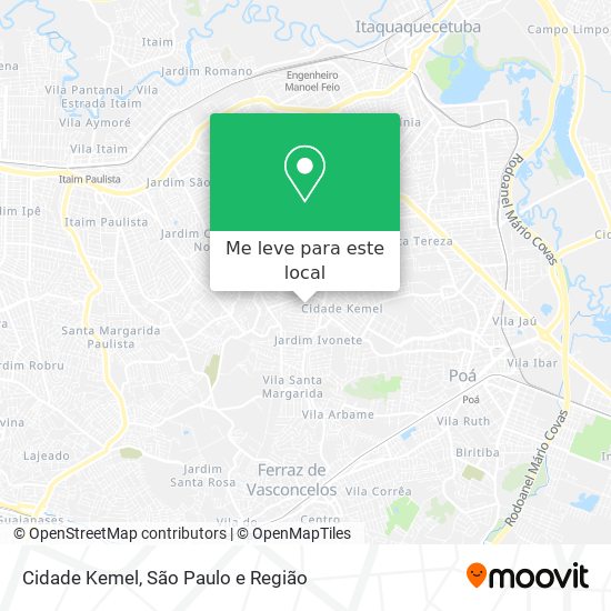 Cidade Kemel mapa