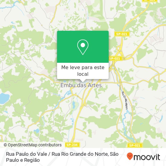 Rua Paulo do Vale / Rua Rio Grande do Norte mapa