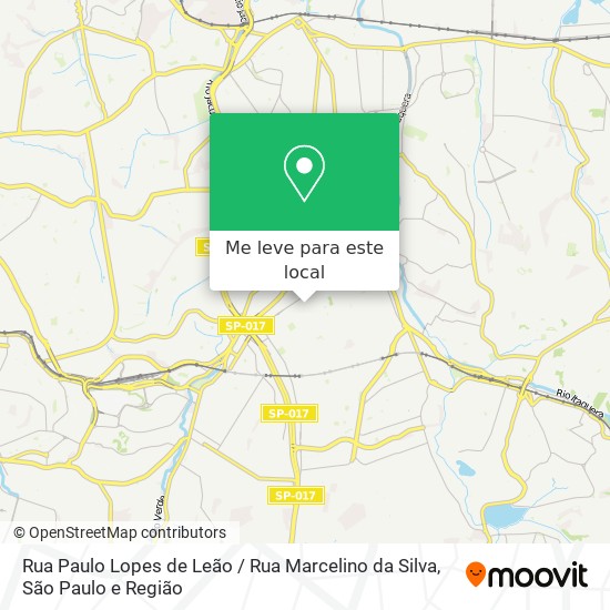 Rua Paulo Lopes de Leão / Rua Marcelino da Silva mapa