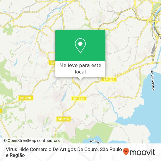 Virus Hide Comercio De Artigos De Couro mapa