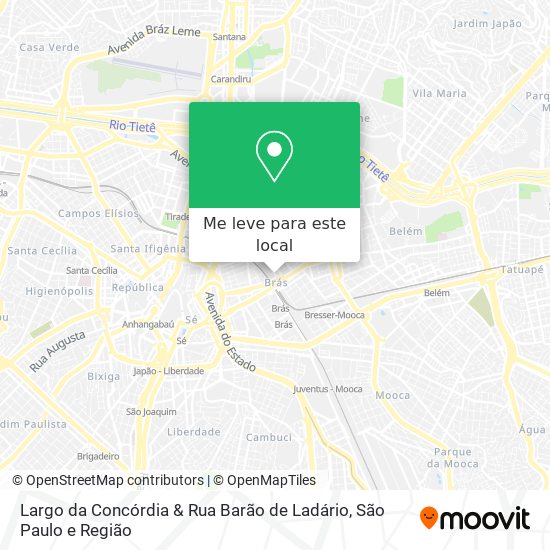 Largo da Concórdia & Rua Barão de Ladário mapa
