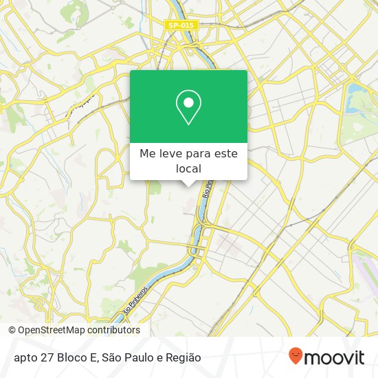 apto 27 Bloco E mapa