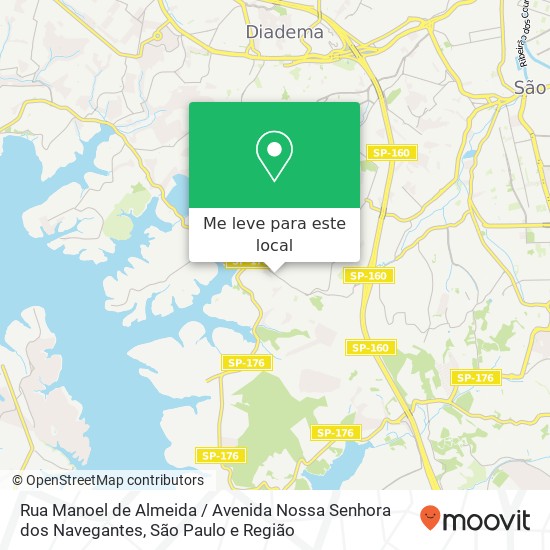 Rua Manoel de Almeida / Avenida Nossa Senhora dos Navegantes mapa