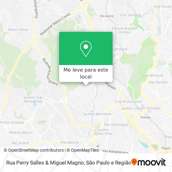 Rua Perry Salles & Miguel Magno mapa