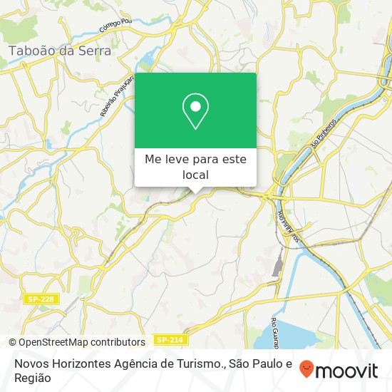 Novos Horizontes Agência de Turismo. mapa