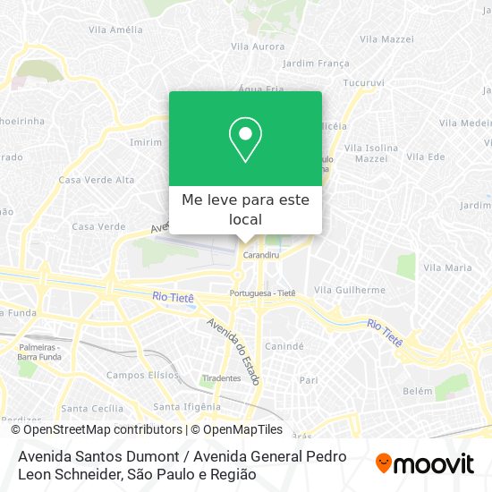 Avenida Santos Dumont / Avenida General Pedro Leon Schneider mapa