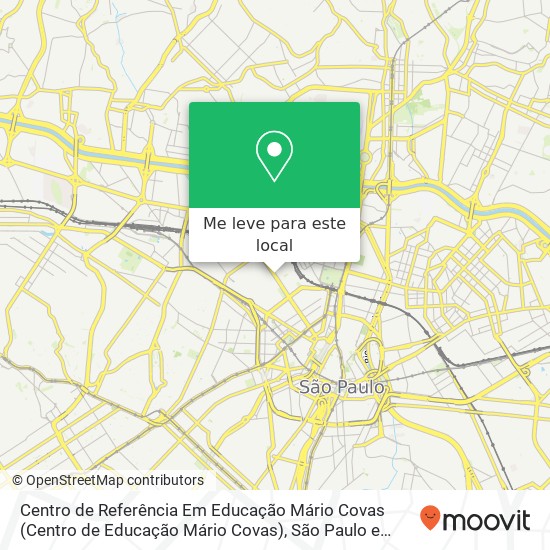 Centro de Referência Em Educação Mário Covas (Centro de Educação Mário Covas) mapa