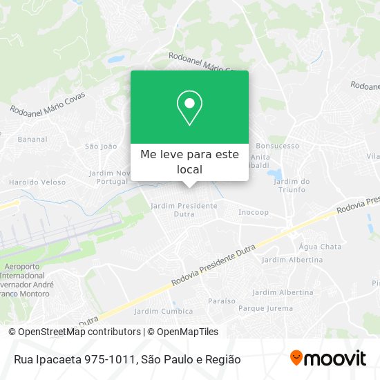 Rua Ipacaeta 975-1011 mapa