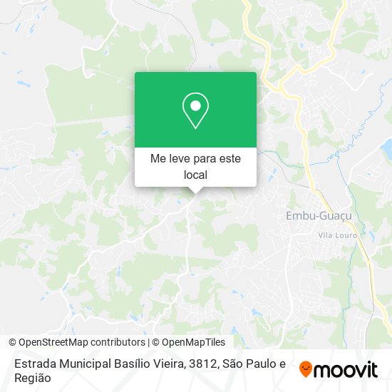 Estrada Municipal Basílio Vieira, 3812 mapa