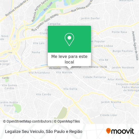 Legalize Seu Veículo mapa