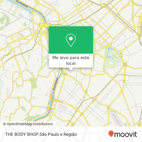 THE BODY SHOP mapa