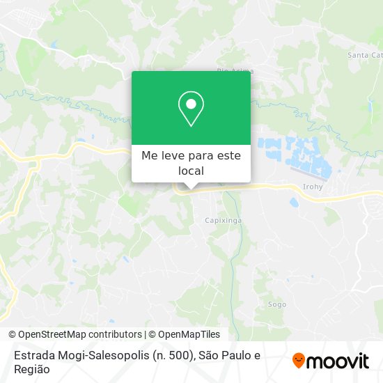 Estrada Mogi-Salesopolis (n. 500) mapa