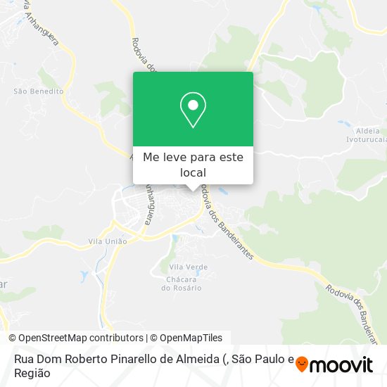 Rua Dom Roberto Pinarello de Almeida mapa