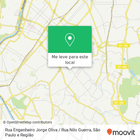 Rua Engenheiro Jorge Oliva / Rua Nilo Guerra mapa