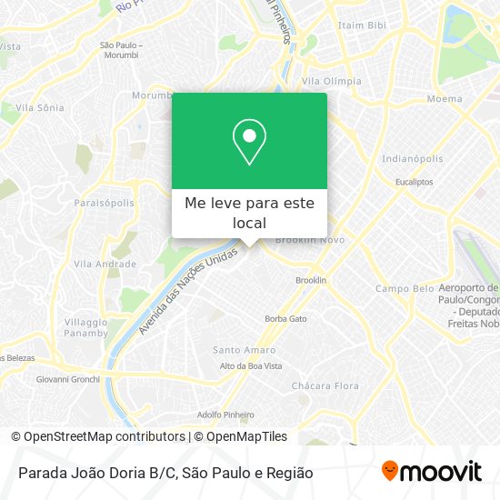 Parada João Doria B/C mapa