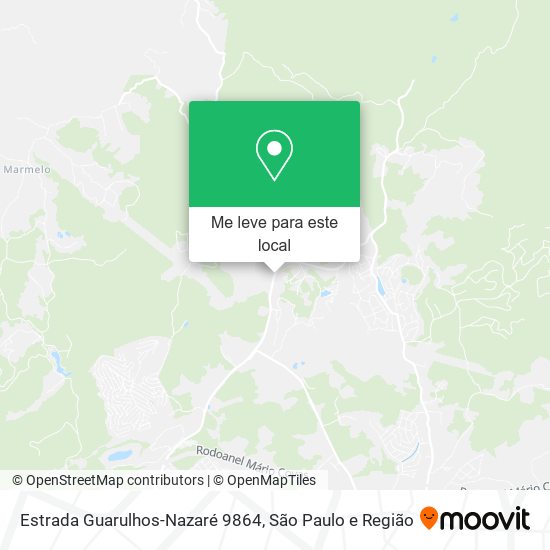 Estrada Guarulhos-Nazaré 9864 mapa