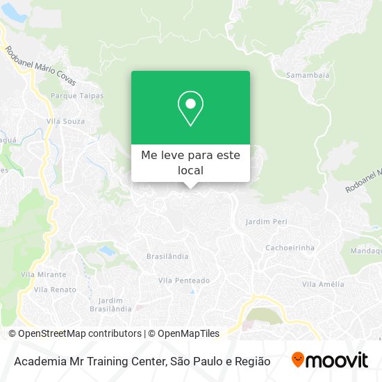 Academia Mr Training Center mapa