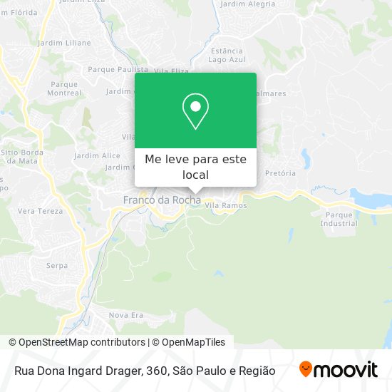 Rua Dona Ingard Drager, 360 mapa