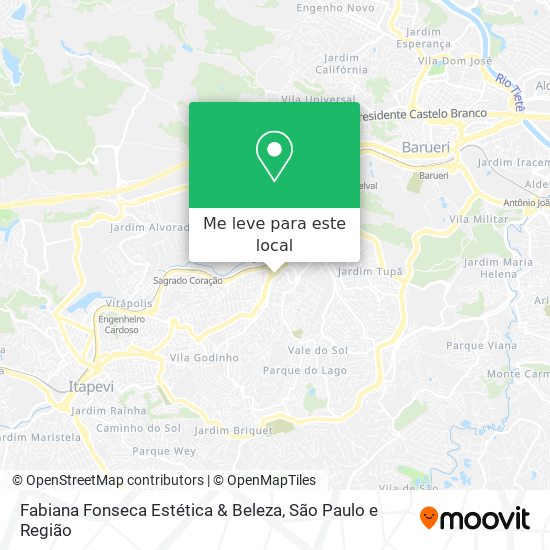 Fabiana Fonseca Estética & Beleza mapa