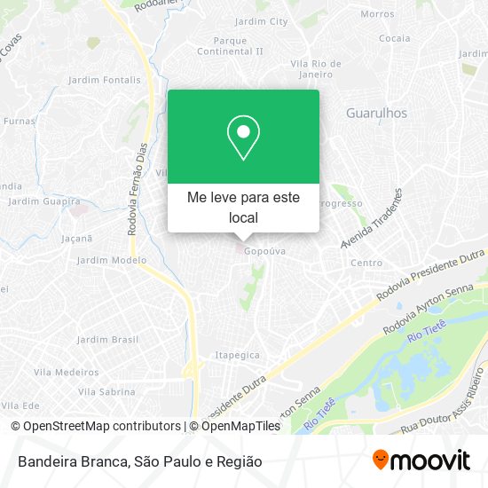 Bandeira Branca mapa
