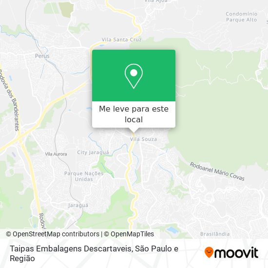 Taipas Embalagens Descartaveis mapa