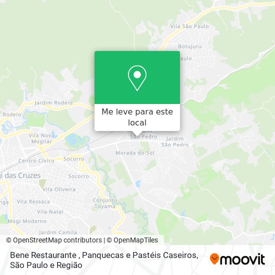 Bene Restaurante , Panquecas e Pastéis Caseiros mapa