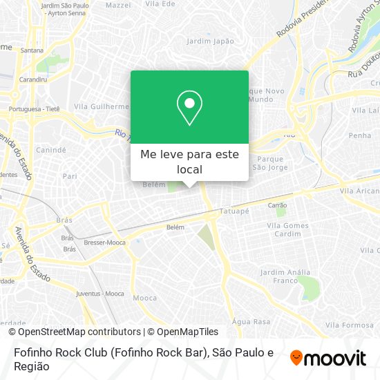 Fofinho Rock Club (Fofinho Rock Bar) mapa