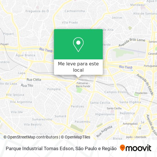 Parque Industrial Tomas Edson mapa