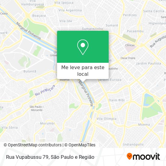 Rua Vupabussu 79 mapa