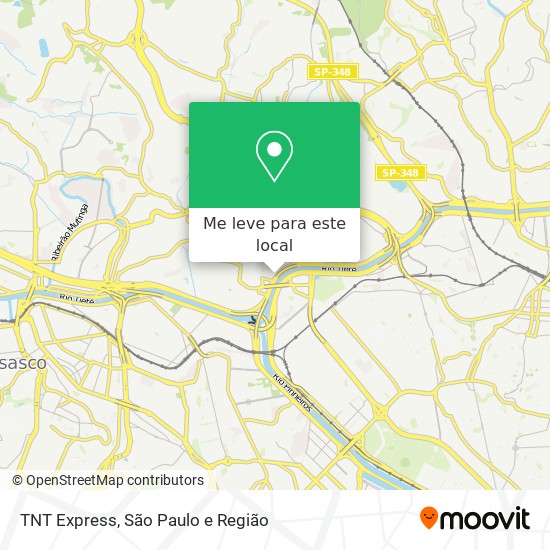 TNT Express mapa