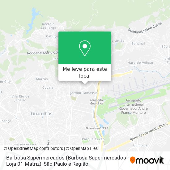 Barbosa Supermercados (Barbosa Supermercados - Loja 01 Matriz) mapa