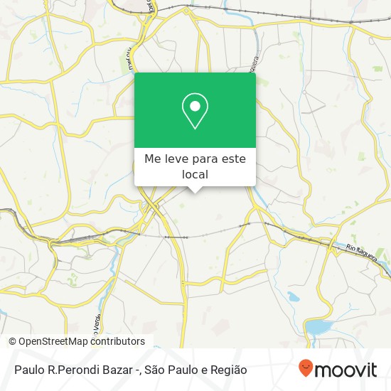 Paulo R.Perondi Bazar - mapa