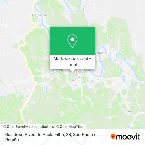 Rua José Alves de Paula Filho, 28 mapa