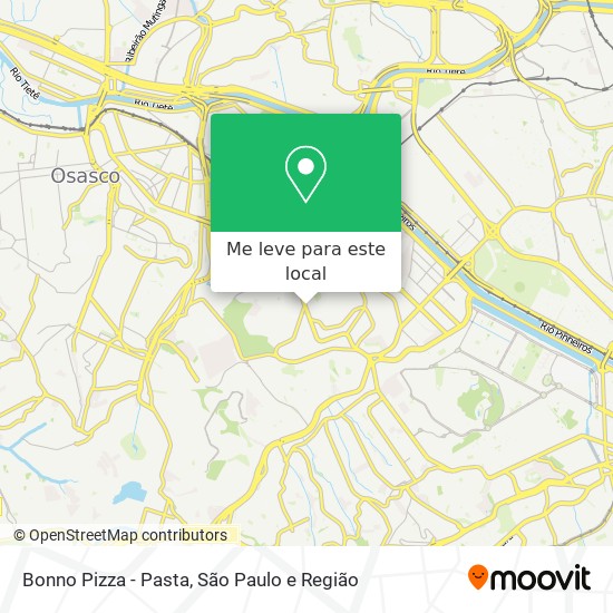 Bonno Pizza - Pasta mapa