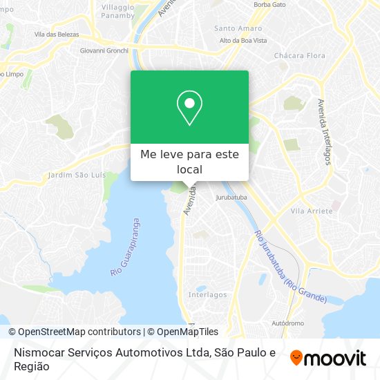 Nismocar Serviços Automotivos Ltda mapa