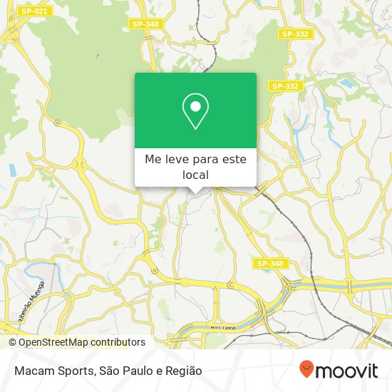 Macam Sports mapa