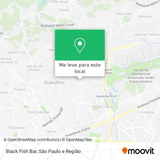 Black Fish Bar mapa