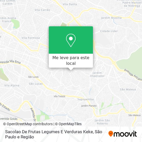 Sacolao De Frutas Legumes E Verduras Keke mapa