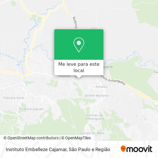 Instituto Embelleze Cajamar mapa