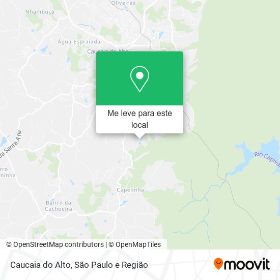 Caucaia do Alto mapa