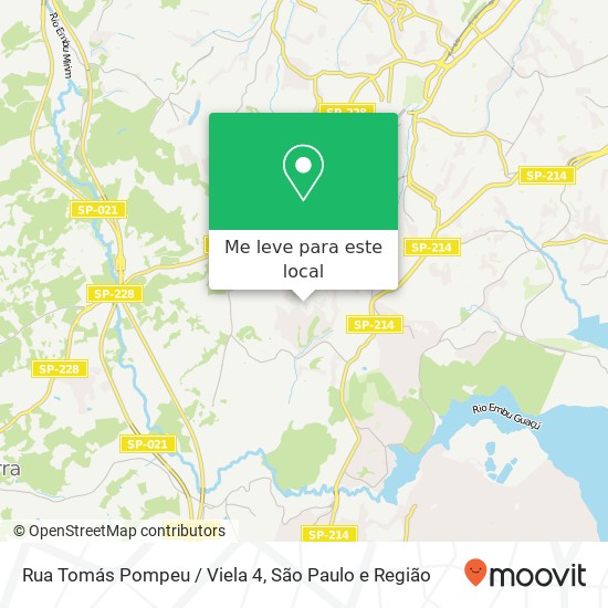 Rua Tomás Pompeu / Viela 4 mapa