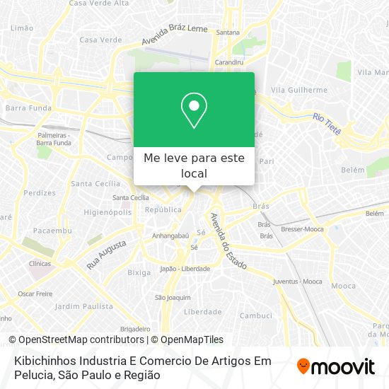 Kibichinhos Industria E Comercio De Artigos Em Pelucia mapa