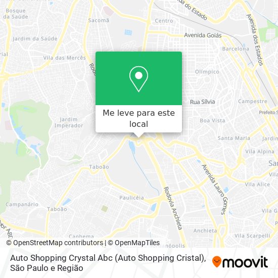 Auto Shopping Crystal Abc (Auto Shopping Cristal) mapa