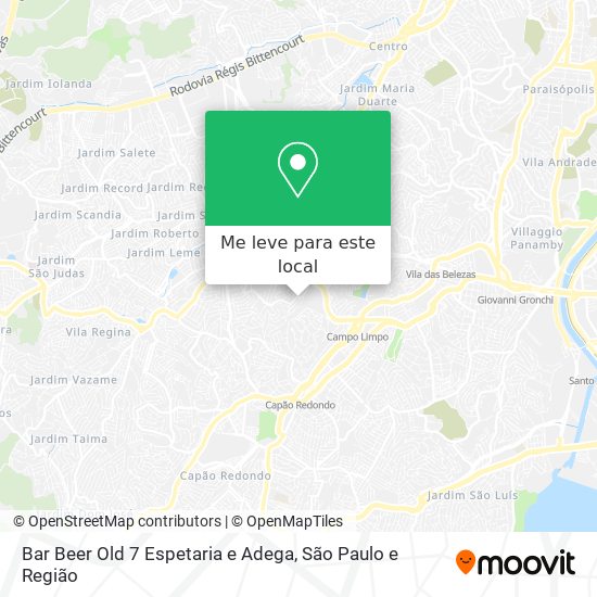 Bar Beer Old 7 Espetaria e Adega mapa