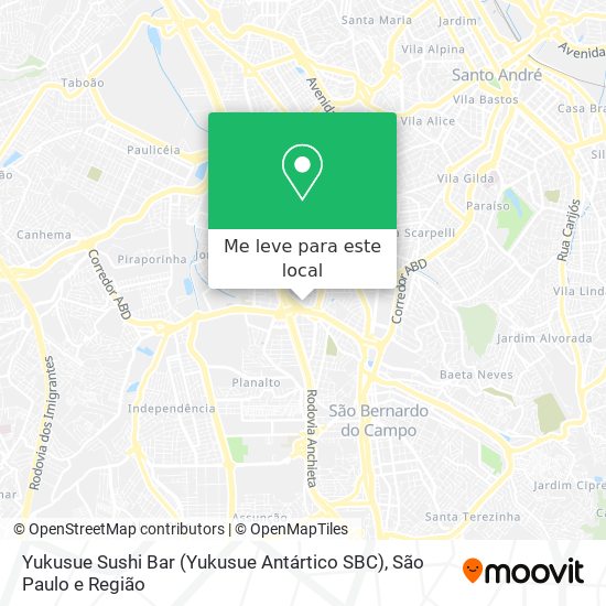 Yukusue Sushi Bar (Yukusue Antártico SBC) mapa