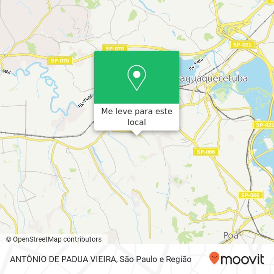 ANTÔNIO DE PADUA VIEIRA mapa
