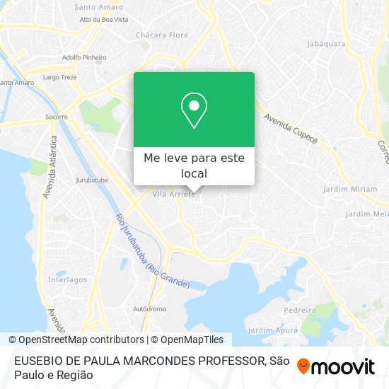 EUSEBIO DE PAULA MARCONDES PROFESSOR mapa