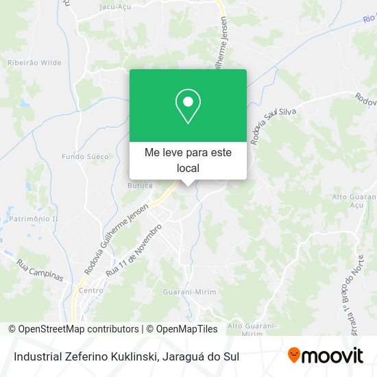 Industrial Zeferino Kuklinski mapa