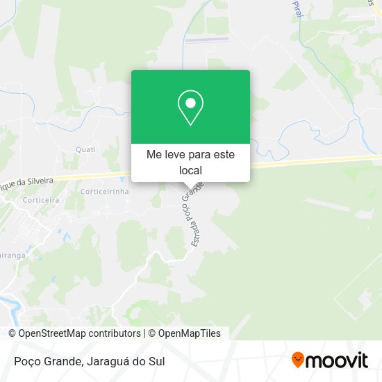 Poço Grande mapa